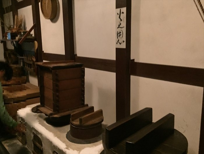 江戸時代に使われていた台所用品の数々を展示