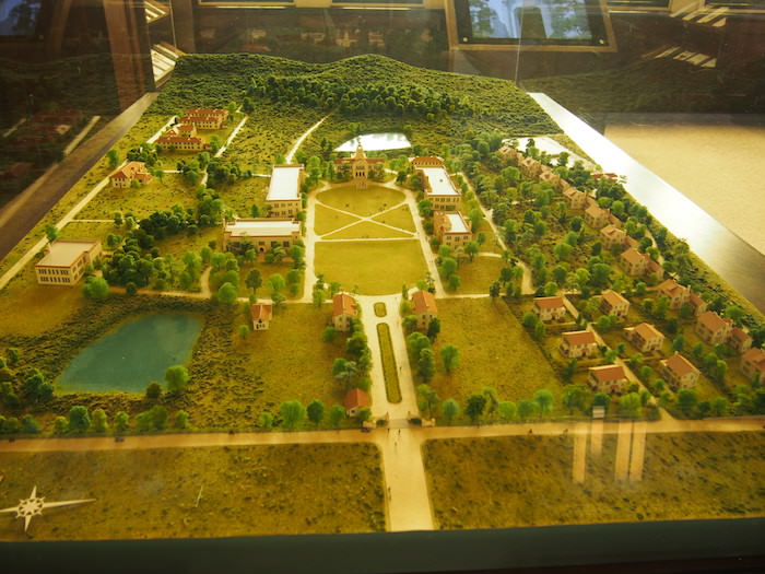関西学院大学の上ヶ原キャンパス模型