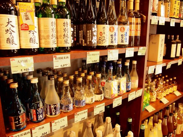煉瓦館の様々な日本酒