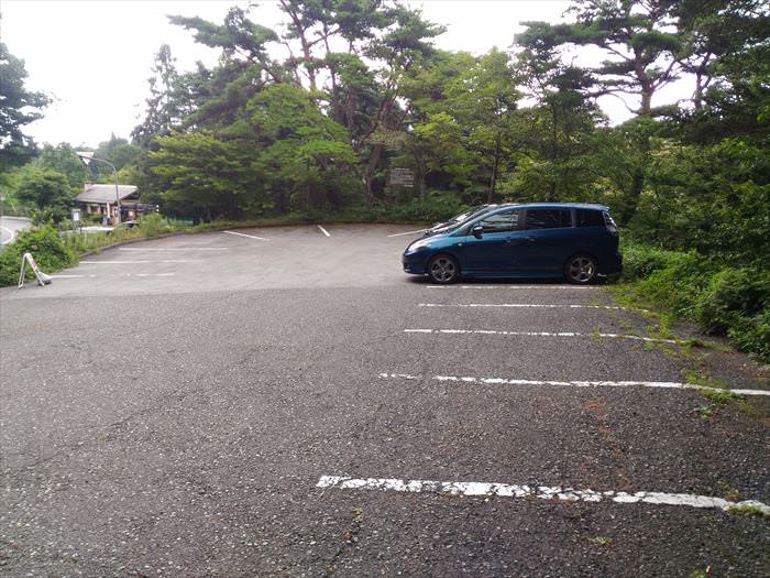 六甲高山植物園の駐車場