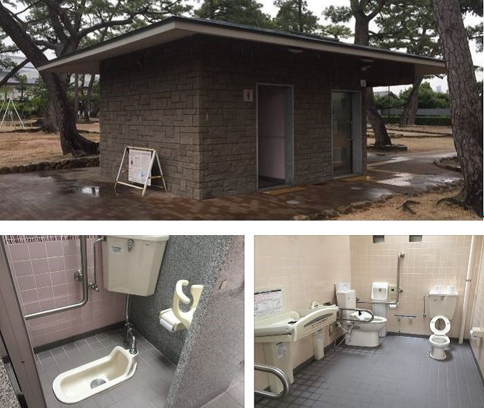 芦屋公園のトイレの場所と清潔度は？