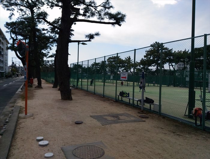 芦屋公園のテニスコートおすすめ