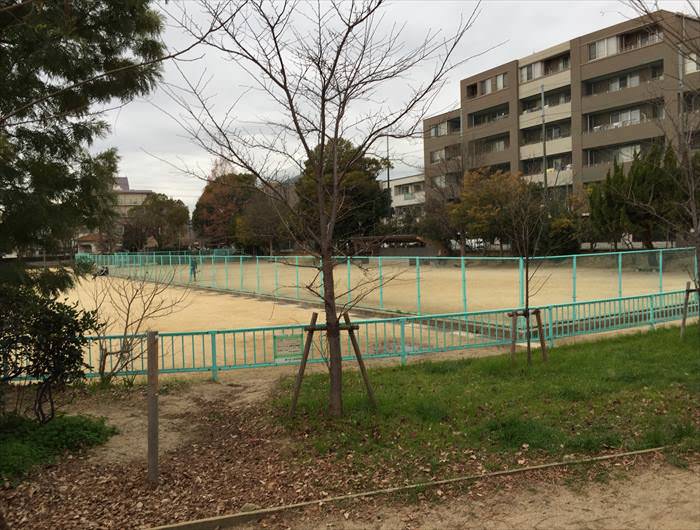 大曽公園の柵