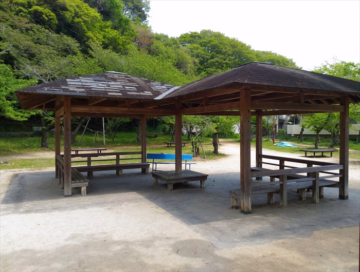 須磨寺公園の休憩所