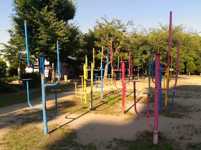 八尾市幸公園 ユニークな遊具