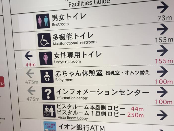 京セラドーム大阪のトイレ