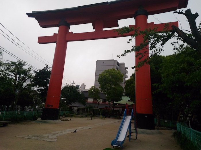 尼崎えびす神社で子供たちが遊ぶなら神田公園がおすすめ