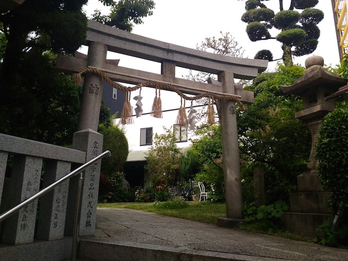 一宮神社の境内の入り口